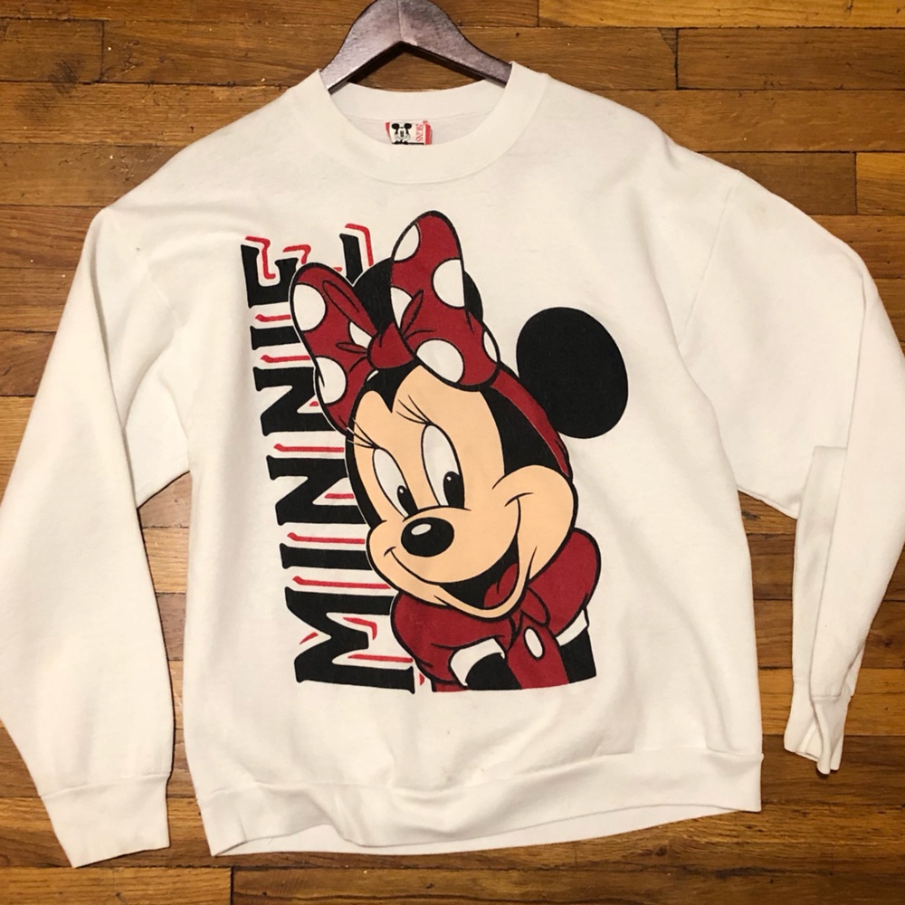 Vintage Minnie Mouse crew neck sweater